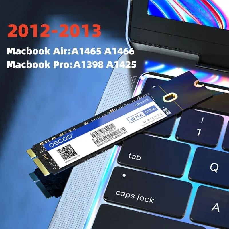 OSCOO SSD  뷮 ׷̵ SSD, 2012 ƺ  A1465 A1466 ƺ  A1398 A1425 ϵ ̺, 256GB, 512GB, 1TB